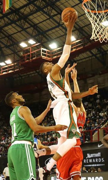 Bucks' Antetokounmpo stars in NBA's Africa exhibition game